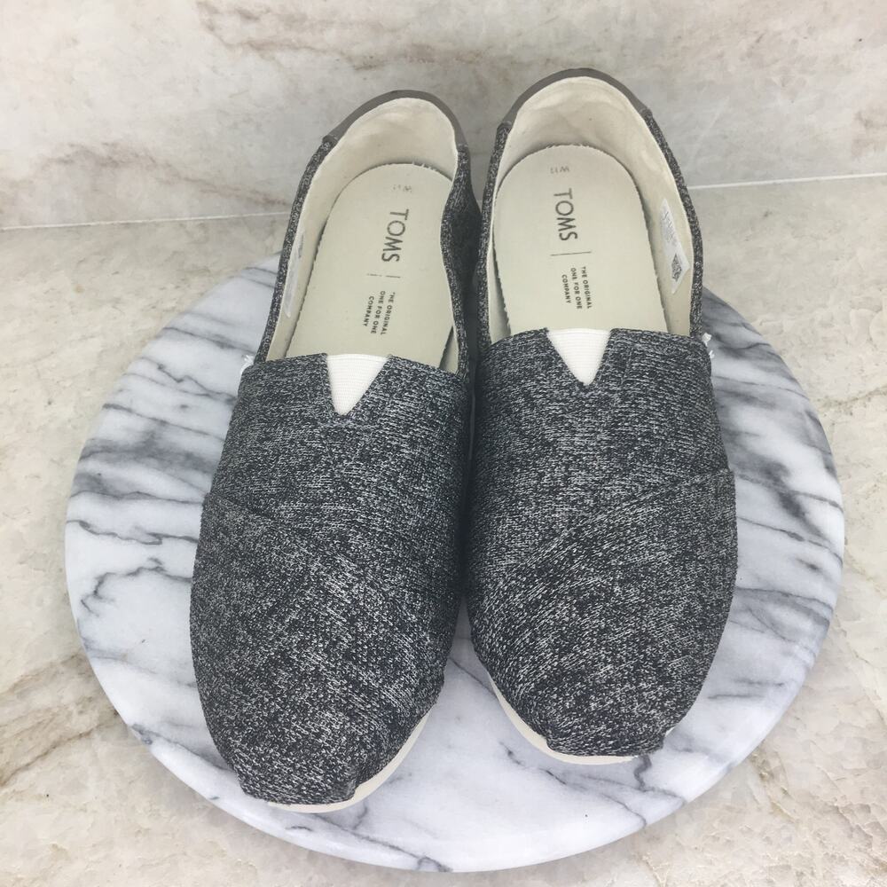Toms Black and White Flats